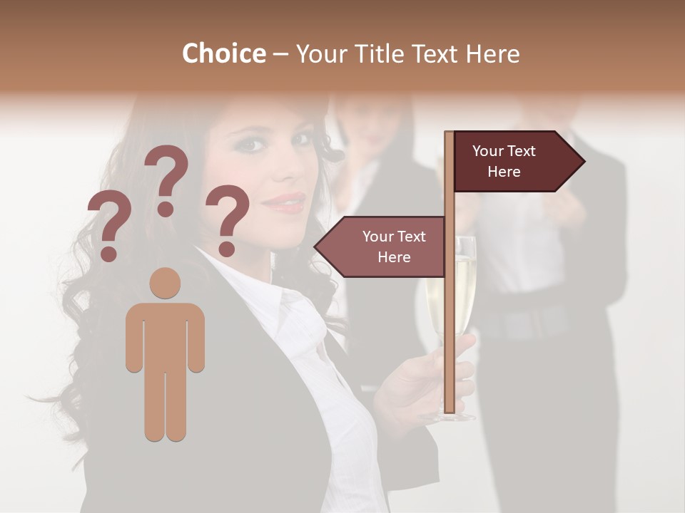 Drink Corporate Cheering PowerPoint Template