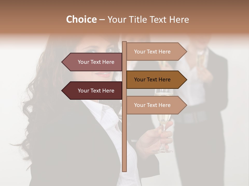 Drink Corporate Cheering PowerPoint Template