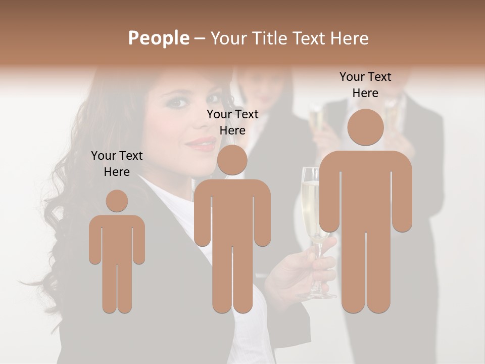 Drink Corporate Cheering PowerPoint Template