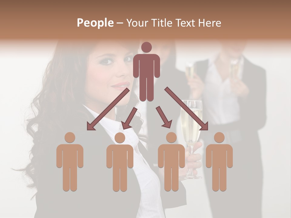 Drink Corporate Cheering PowerPoint Template