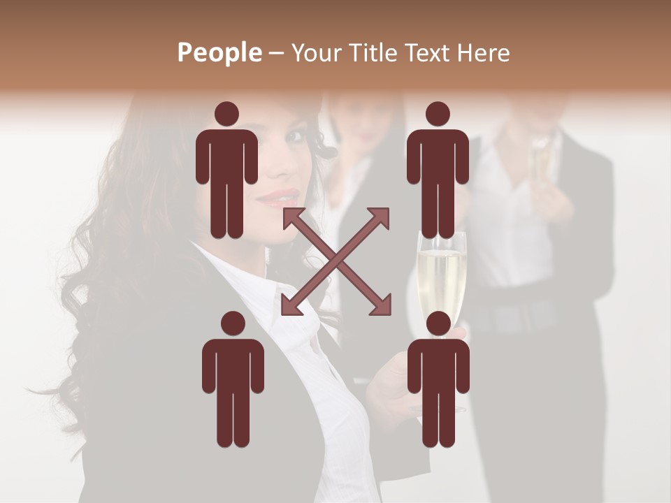 Drink Corporate Cheering PowerPoint Template