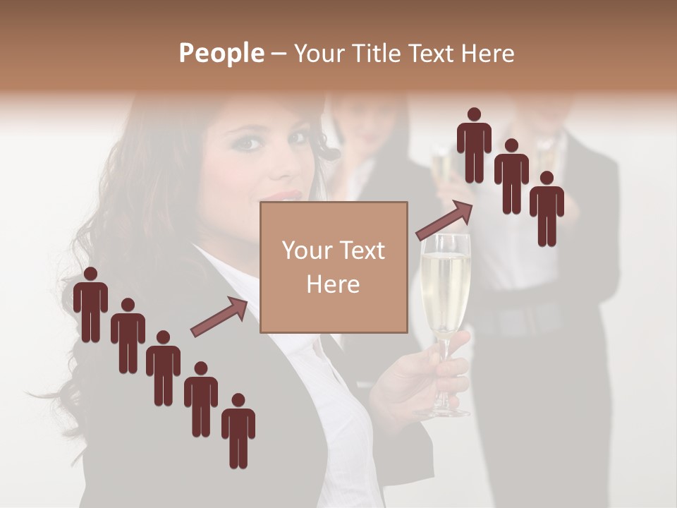 Drink Corporate Cheering PowerPoint Template