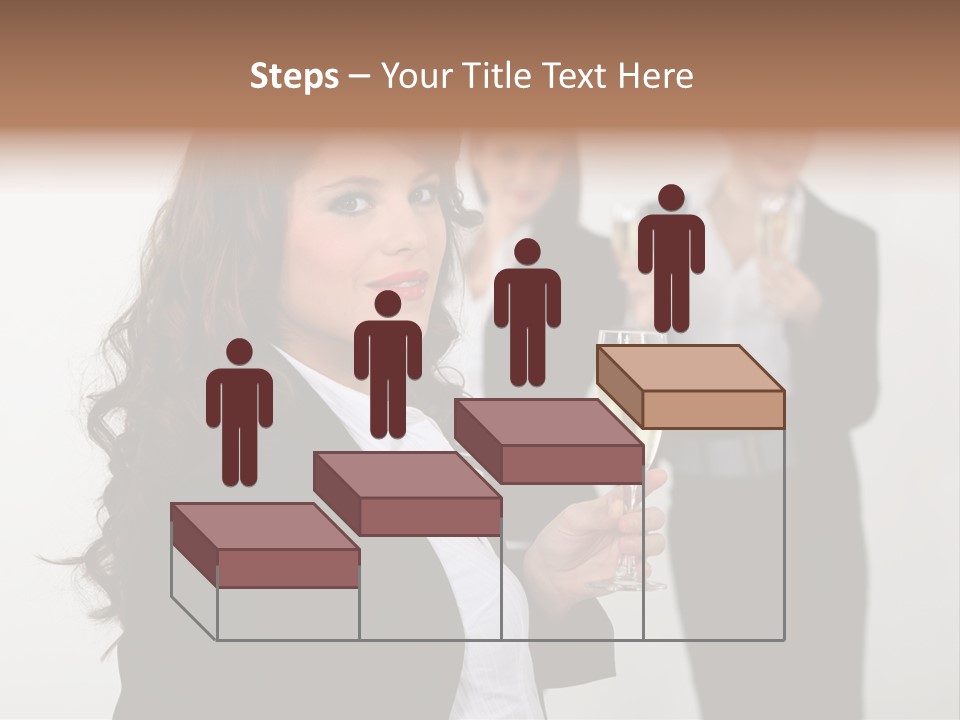 Drink Corporate Cheering PowerPoint Template