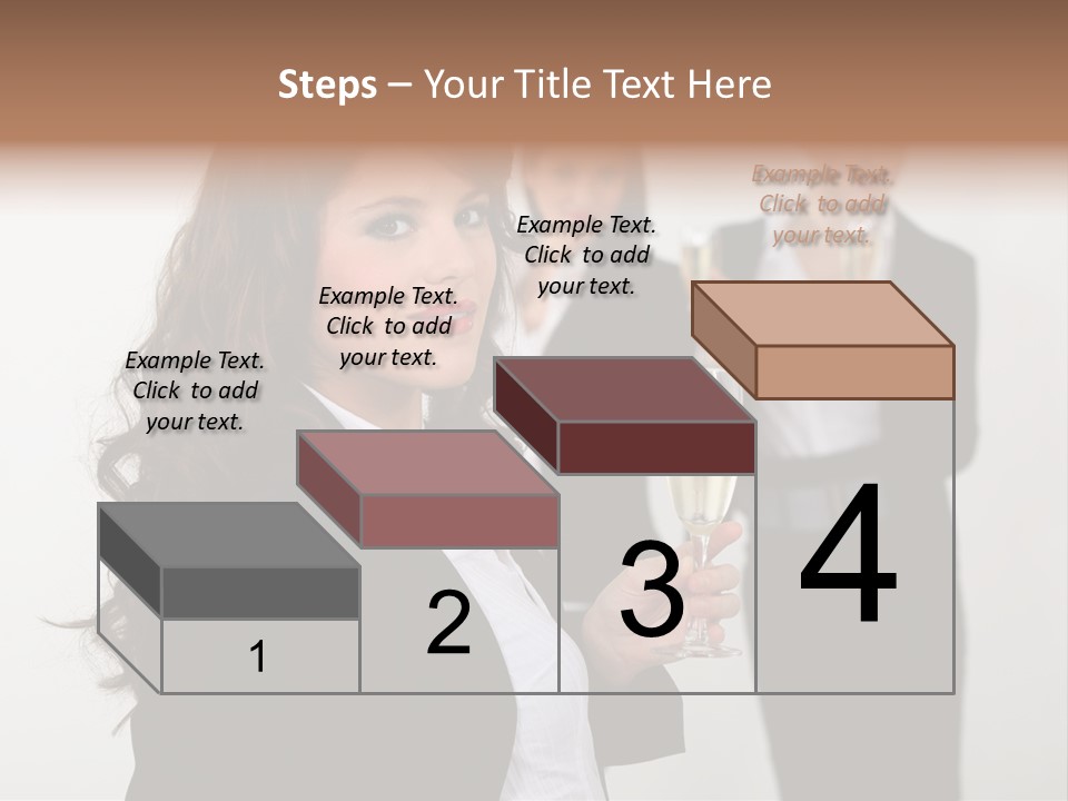 Drink Corporate Cheering PowerPoint Template