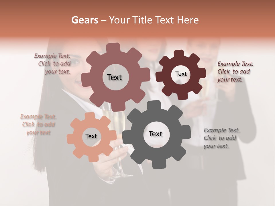 Smile Celebration White PowerPoint Template