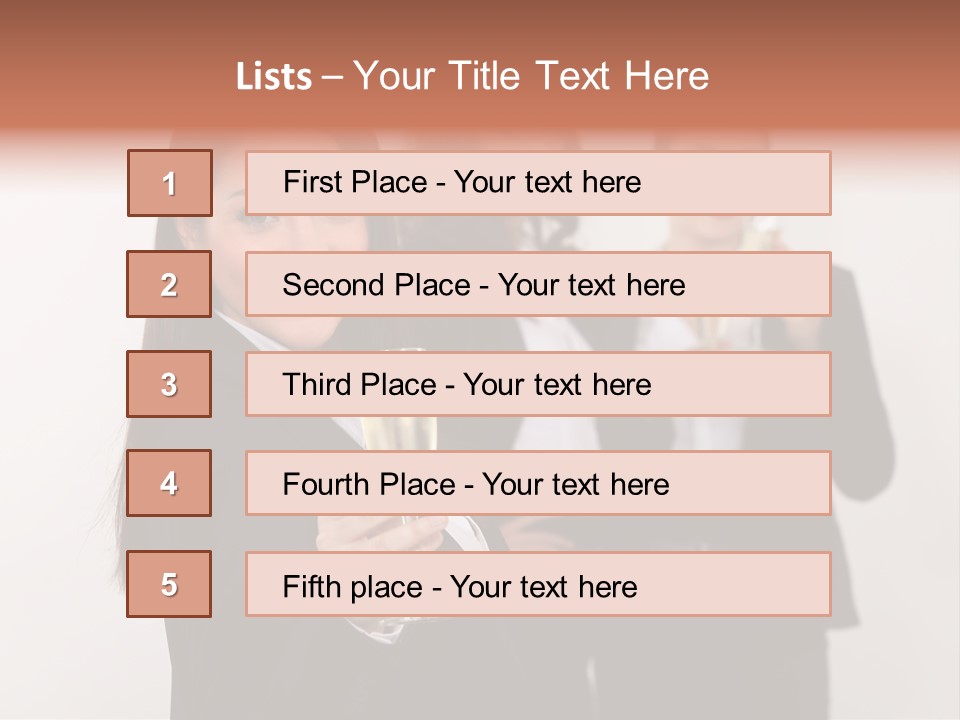Smile Celebration White PowerPoint Template