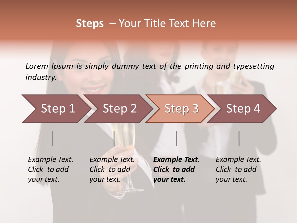 Smile Celebration White PowerPoint Template