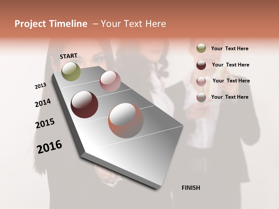 Smile Celebration White PowerPoint Template