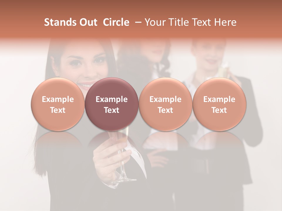 Smile Celebration White PowerPoint Template