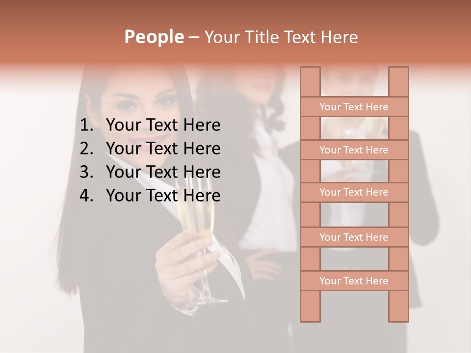 Smile Celebration White PowerPoint Template