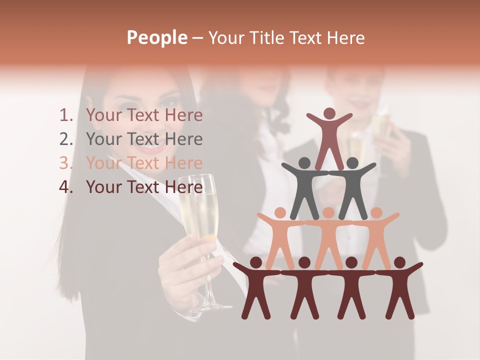 Smile Celebration White PowerPoint Template