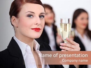 Females Occasion Triumph PowerPoint Template