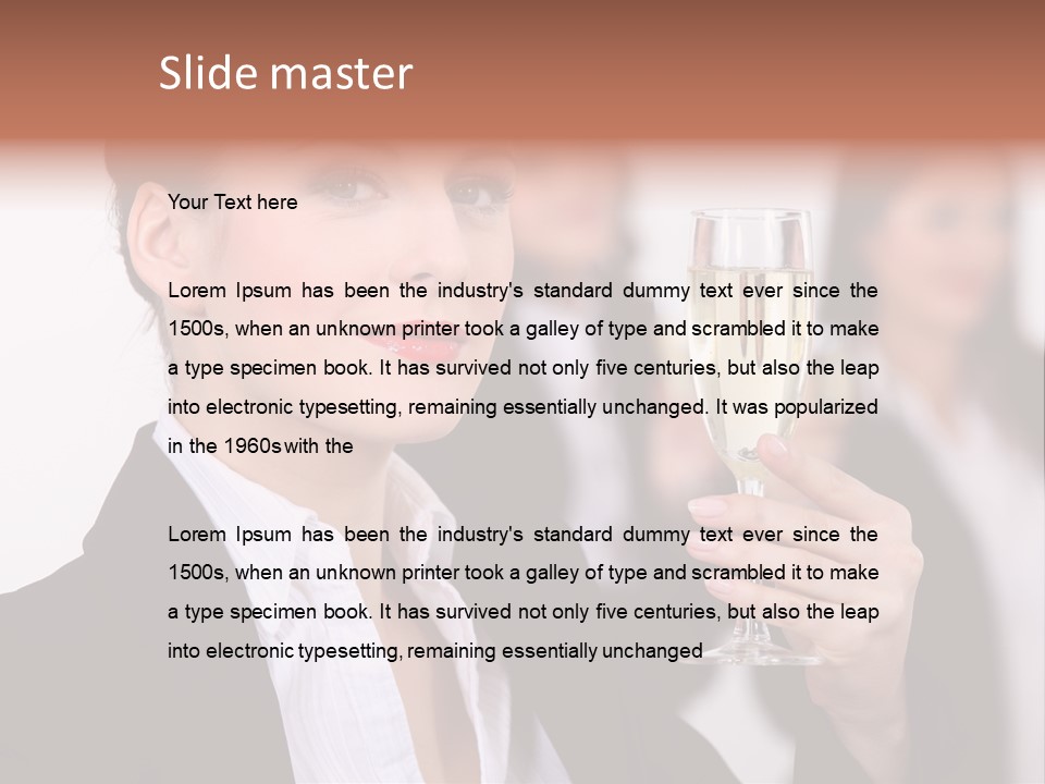 Females Occasion Triumph PowerPoint Template