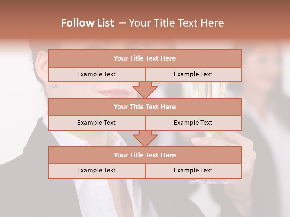 Females Occasion Triumph PowerPoint Template