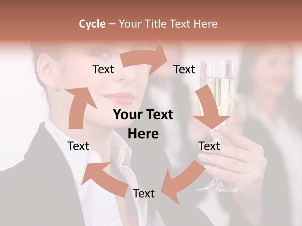 Females Occasion Triumph PowerPoint Template