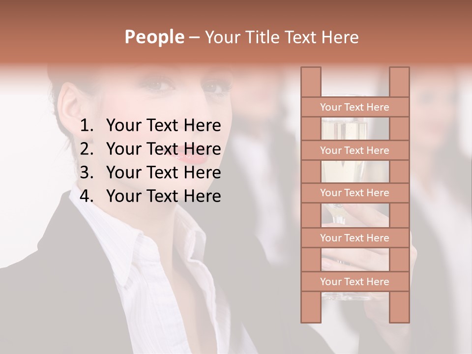 Females Occasion Triumph PowerPoint Template