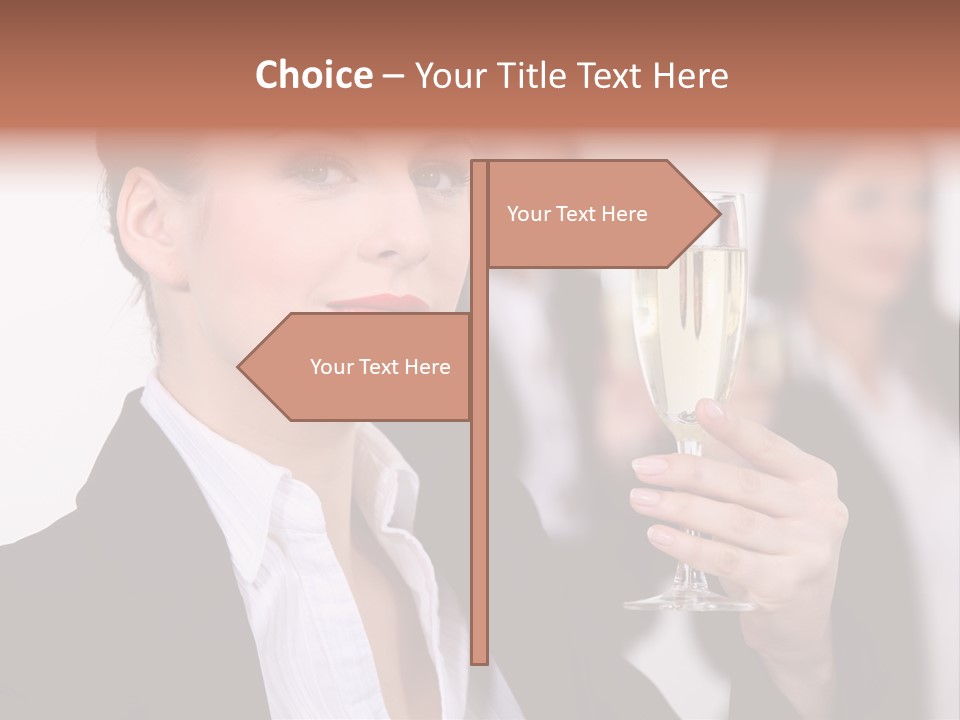 Females Occasion Triumph PowerPoint Template