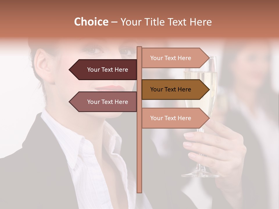 Females Occasion Triumph PowerPoint Template