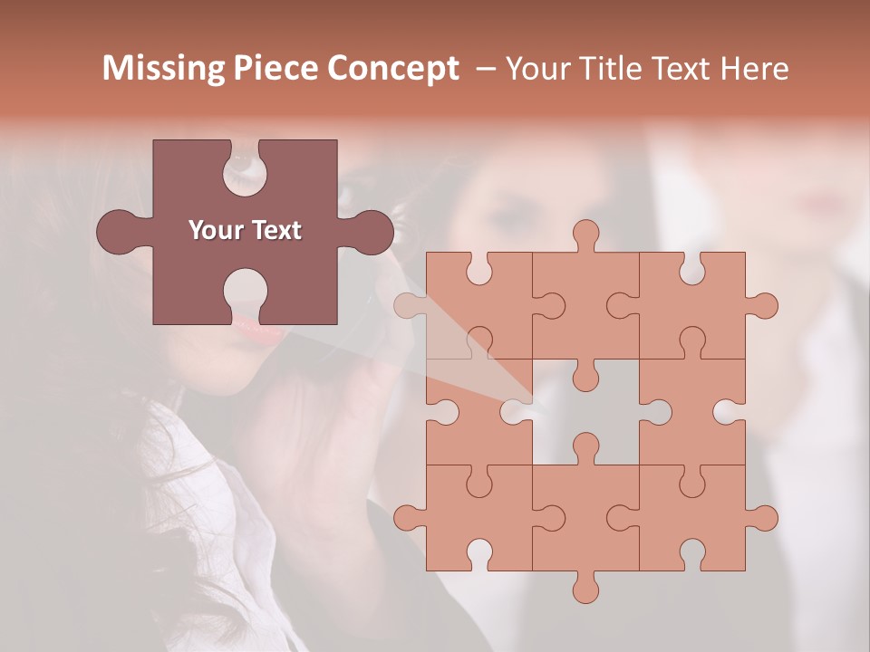 Attractive Sexy Person PowerPoint Template