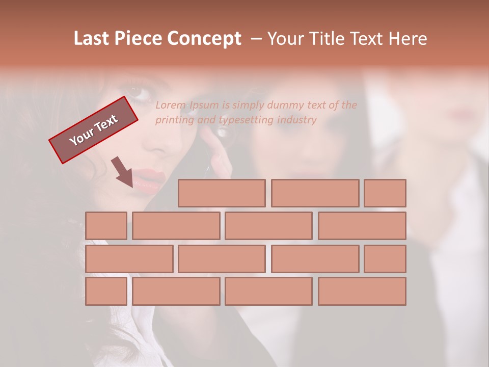 Attractive Sexy Person PowerPoint Template