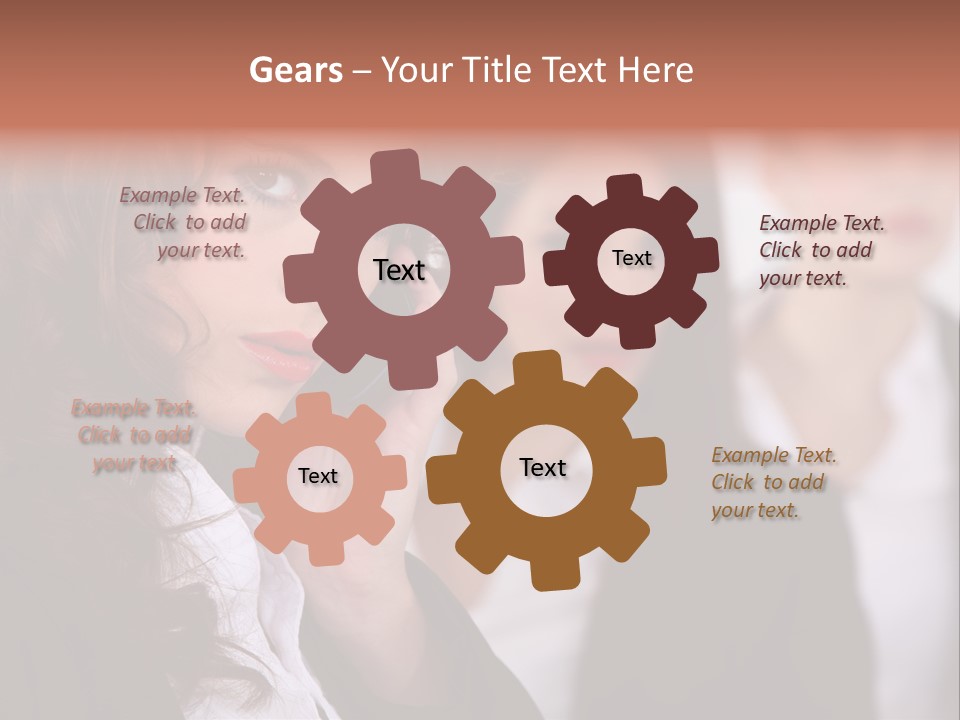 Attractive Sexy Person PowerPoint Template