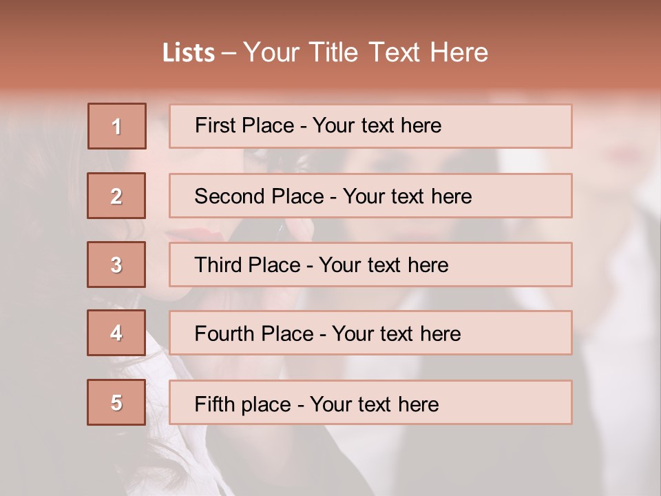 Attractive Sexy Person PowerPoint Template