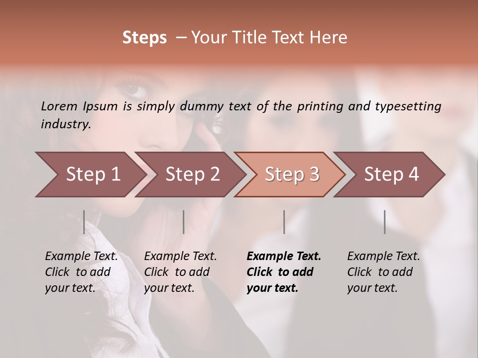 Attractive Sexy Person PowerPoint Template