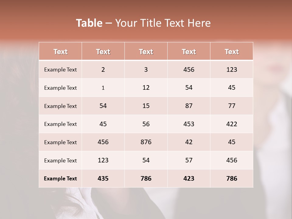 Attractive Sexy Person PowerPoint Template