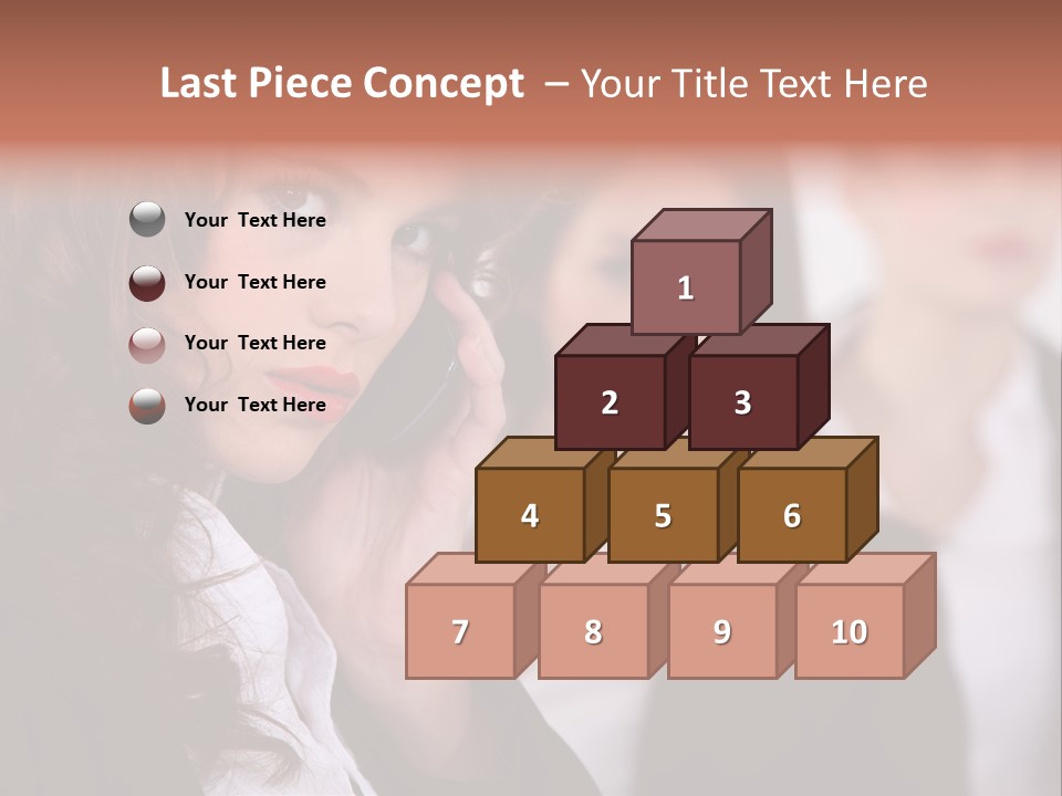 Attractive Sexy Person PowerPoint Template