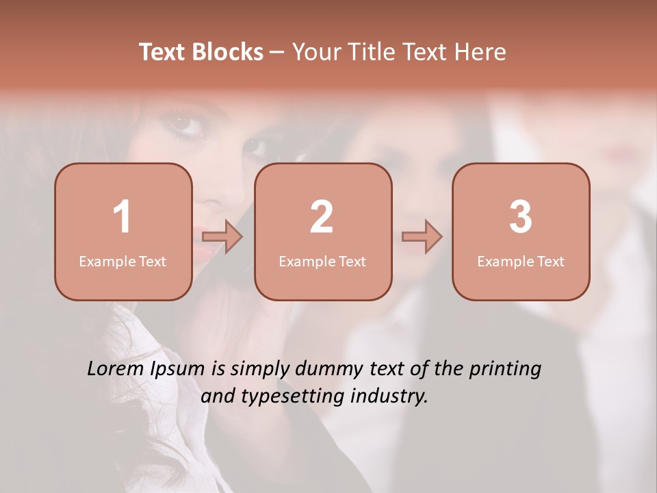 Attractive Sexy Person PowerPoint Template