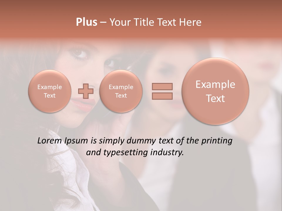 Attractive Sexy Person PowerPoint Template