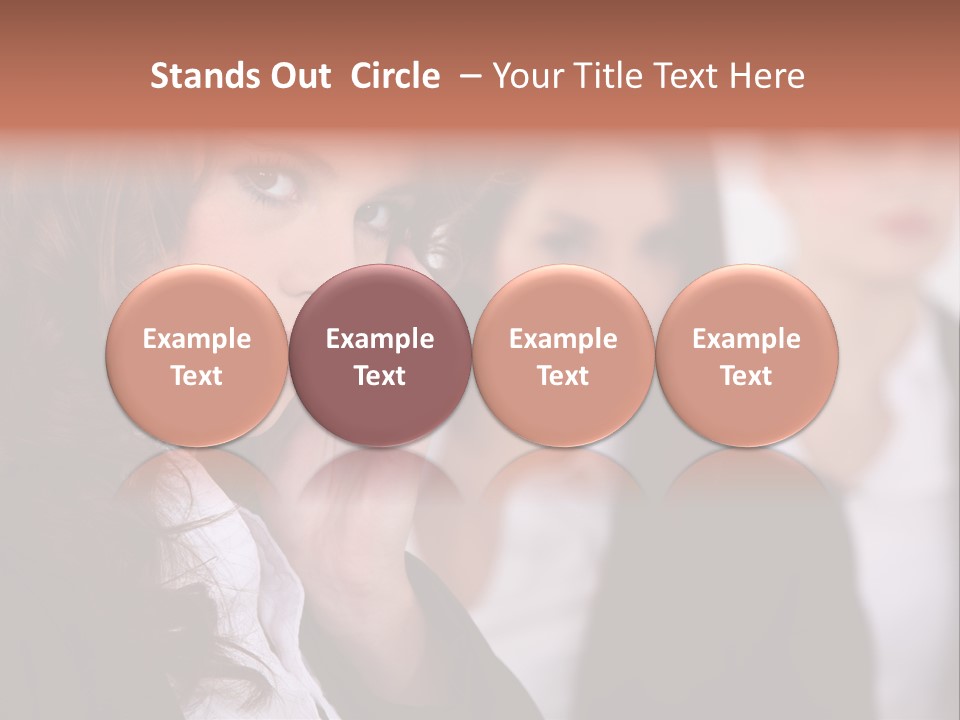 Attractive Sexy Person PowerPoint Template