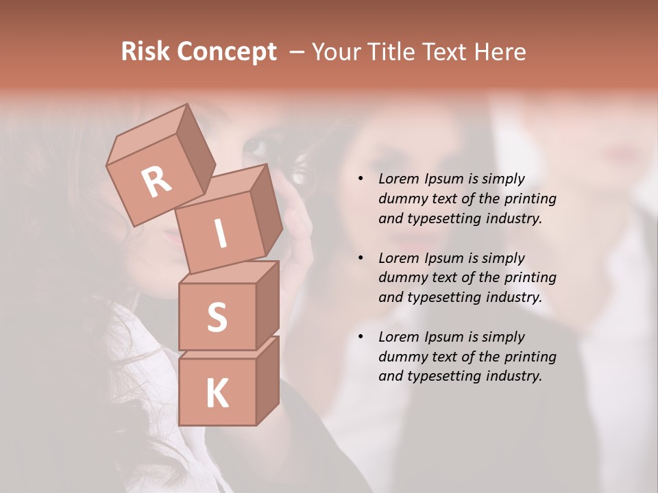 Attractive Sexy Person PowerPoint Template