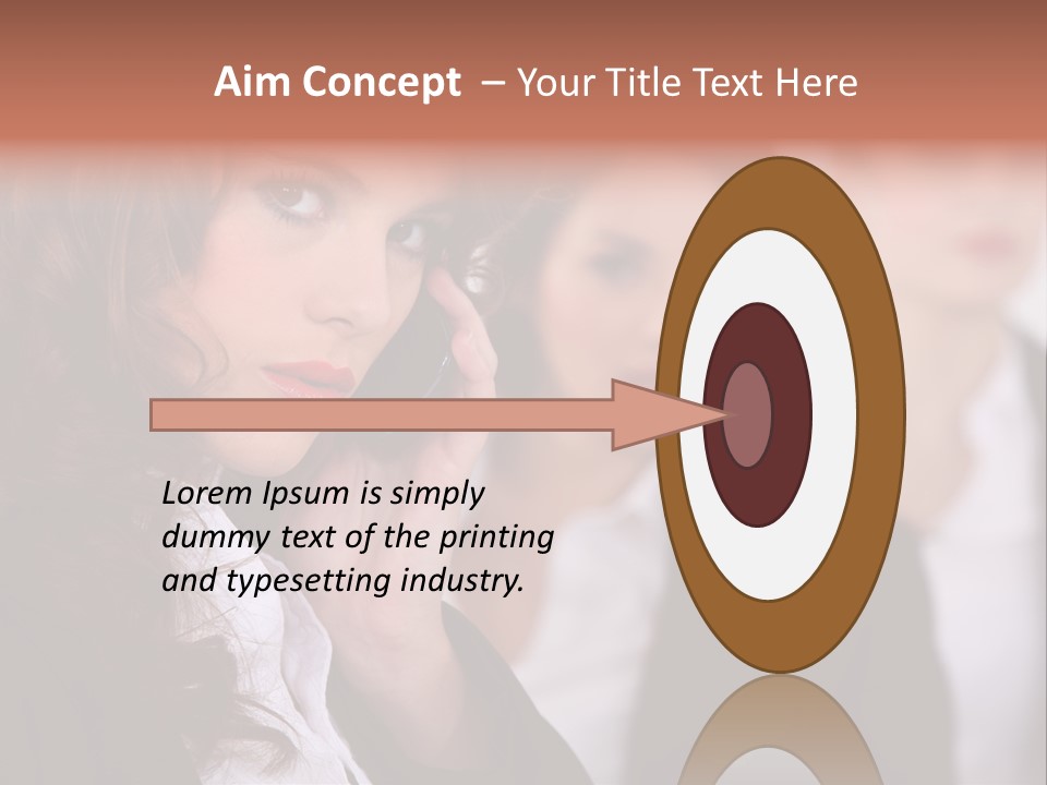 Attractive Sexy Person PowerPoint Template