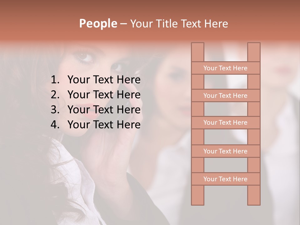 Attractive Sexy Person PowerPoint Template