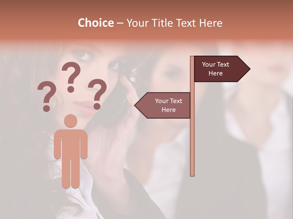 Attractive Sexy Person PowerPoint Template