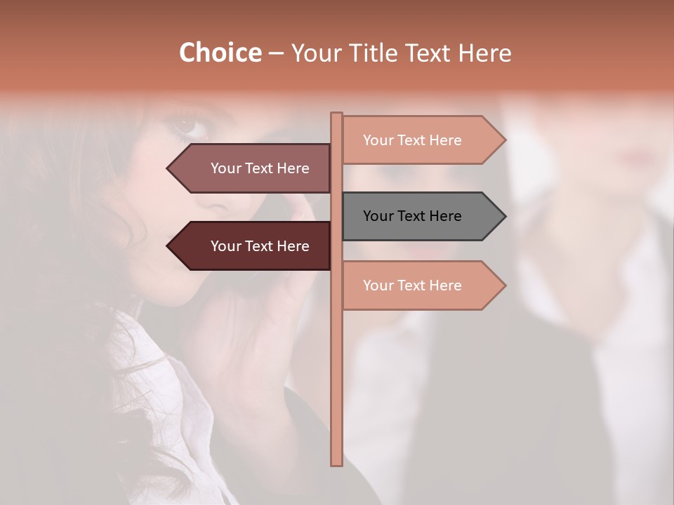 Attractive Sexy Person PowerPoint Template
