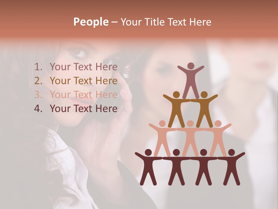 Attractive Sexy Person PowerPoint Template