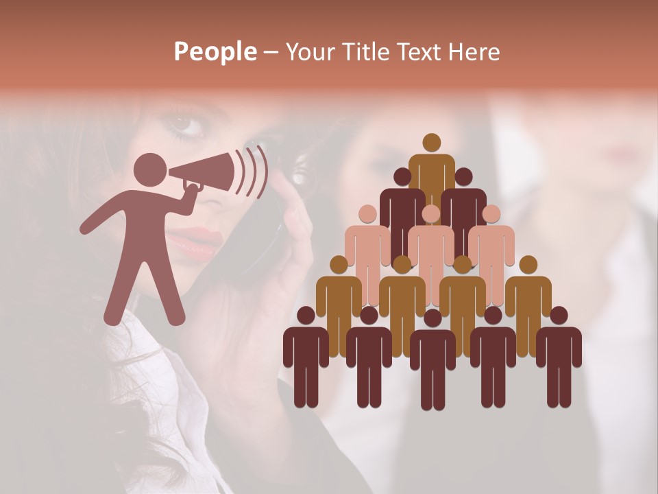 Attractive Sexy Person PowerPoint Template