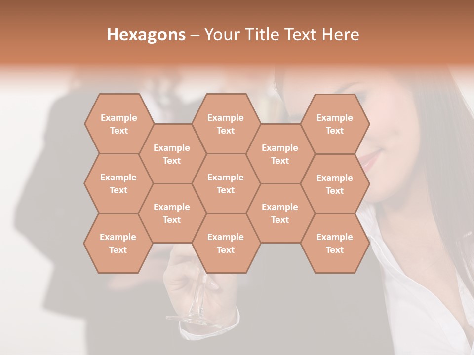 Drink Female Happiness PowerPoint Template