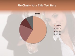 Drink Female Happiness PowerPoint Template