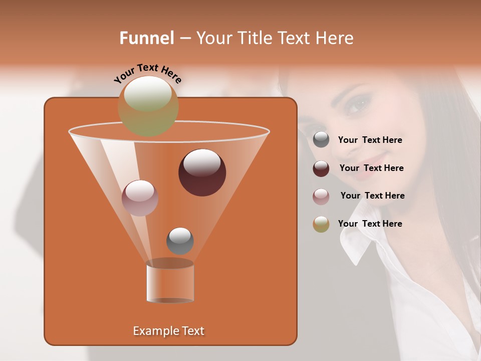 Drink Female Happiness PowerPoint Template