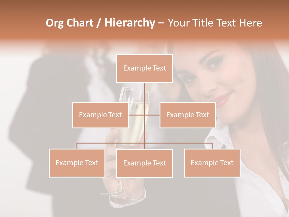 Drink Female Happiness PowerPoint Template