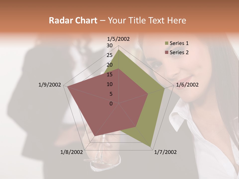 Drink Female Happiness PowerPoint Template