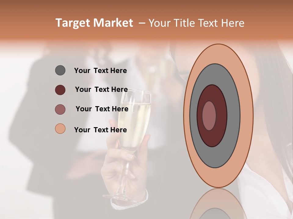 Drink Female Happiness PowerPoint Template