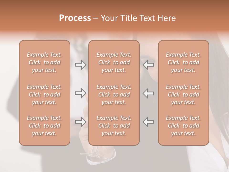 Drink Female Happiness PowerPoint Template