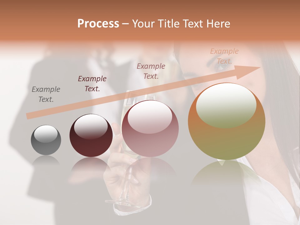 Drink Female Happiness PowerPoint Template