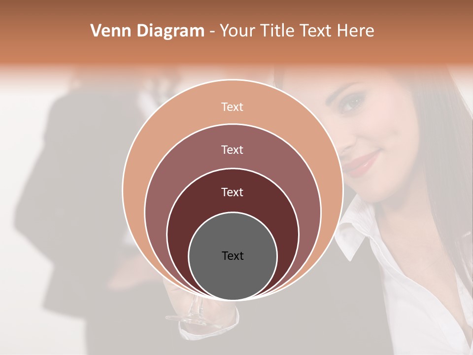 Drink Female Happiness PowerPoint Template