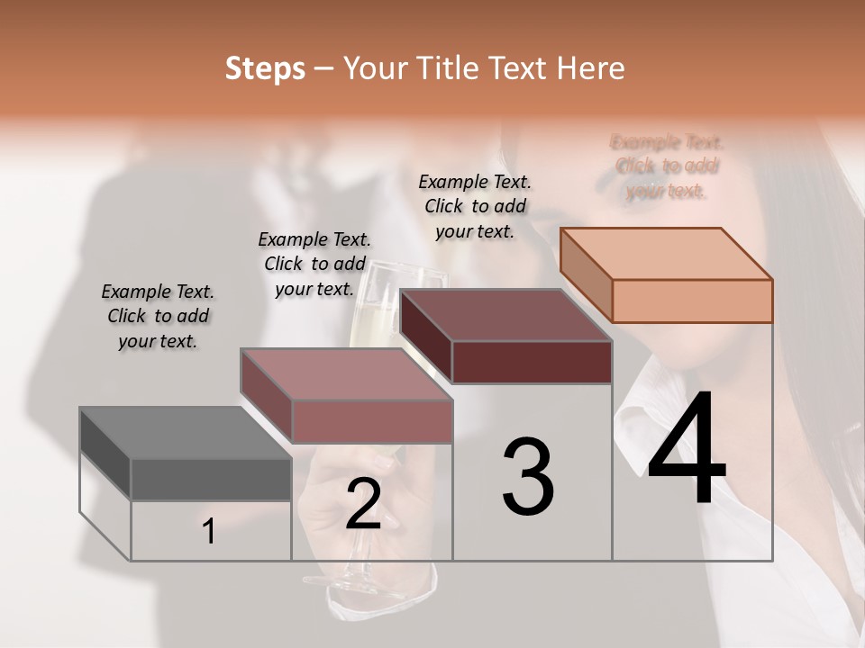 Drink Female Happiness PowerPoint Template