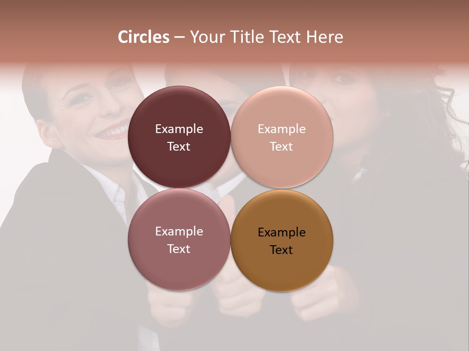 Three Professional Teamwork PowerPoint Template